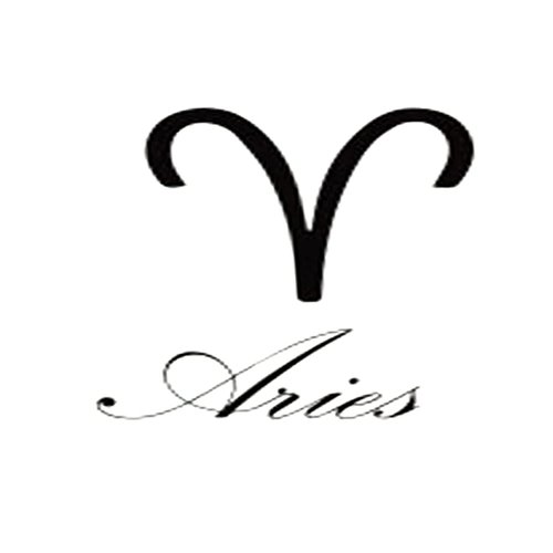 Simply Inked Astrology Temporary Tattoo Designs (Aries)