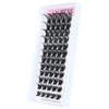 Cluster Lashes Mixed Length Individual Lashes D Curl Lash Clusters Volume Eyelash Clusters DIY Lash Extension Kit Fluffy Cluster Eyelash Extensions (02-0.07D, 9-16mm)