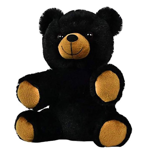 Record Your Own Plush 8 inch Stuffed Black Bear - Ready 2 Love in a Few Easy Steps