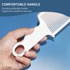 2 Pieces Fade Combs, Professional Barber Cutting Comb Heat Resistant Clipper Comb Blending Flat Top Comb for Men Salon Styling Tools – White