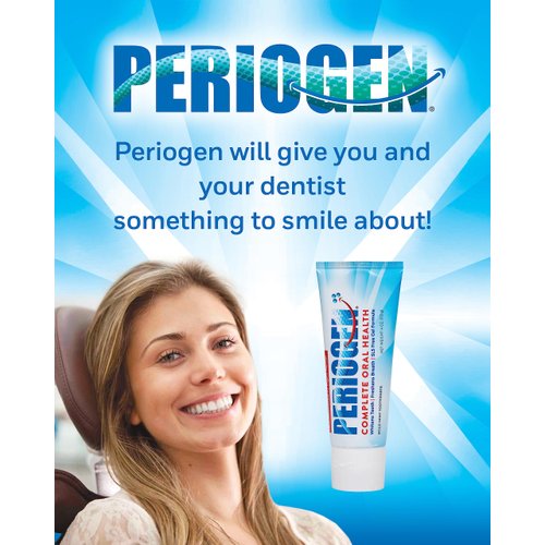 Periogen Tartar Control Toothpaste, SLS Free, Enamel Safe, Whitening Gel Formula
