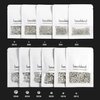 Beadsland 288pcs Flat Back Crystal Rhinestones Round Gems for Nail Art and Craft Glue Fix,Dark Siam,SS34,7.1-7.3mm