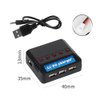 Lipo Battery Charger DC 3.7V 1S 1 Cell RC Charger Micro 5 Port Compact Charger with LED Indicator Mini Size Lipo Charger 5 in 1 USB Lipo Charger