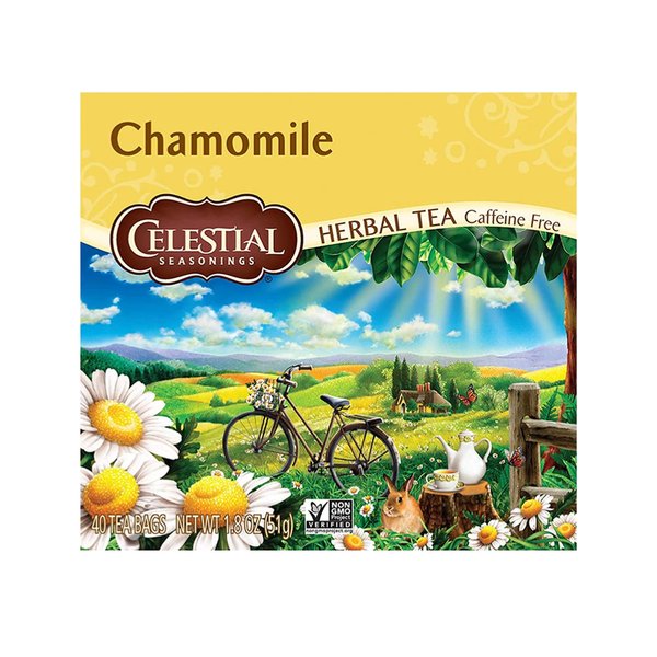 Celestial Seasonings Herbal Tea, Chamomile, 40 Count (Pack of 6)