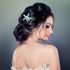 8 Pieces Starfish Hair Clip Shell Pearl Hair Barrettes Resin Mermaid Hair Accessories for Women and Girls Beach Wedding Party