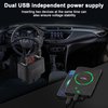 XMSJSIY Car OBD USB Charger Power Adapter DC12‑24V Dual USB Charger Socket with Digital Display USB 30W Fast Charging QC2.0 QC3.0 Charger for Vehicles