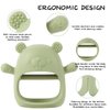 Teethers for Babies 3-6 Months, BPA Free Baby Teething Toys, Easy-to-Grasp Shapes teether with Soft Texture for Sensory Exploration and Itching Relief Baby Teether