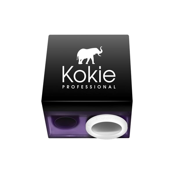 Kokie Makeup Pencil Sharpener for Lip, Eyebrow, and Eyeliner Pencil, Made in German Stainless Steel Blade, Size-Adjusting Adapter, Cleaning Stick