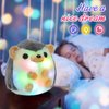 BSTAOFY 10'' Light up Hedgehog Stuffed Animal Glow Soft Plush Toy LED Nightlight Bedtime Gift for Toddlers Kids on Birthday Christmas Valentines Day