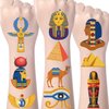 Gameza Ancient Egypt Temporary Tattoos - 240+ Egyptian Party Decorations Favors Ancient Egypt Theme Tattoo Ancient Egypt Temporary Tattoos Gifts for Kids Egyptian Theme Tattoo Stickers Boys Girls