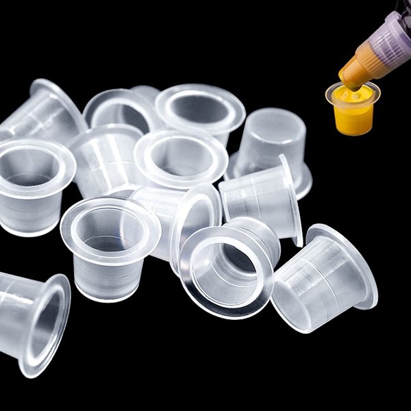 Tattoo Ink Caps Cups, Beoncall 1000Pcs Tattoo Disposable Ink Cups Small Size Pigment Cups Plastic Ink Holder (Small-1000pcs)………