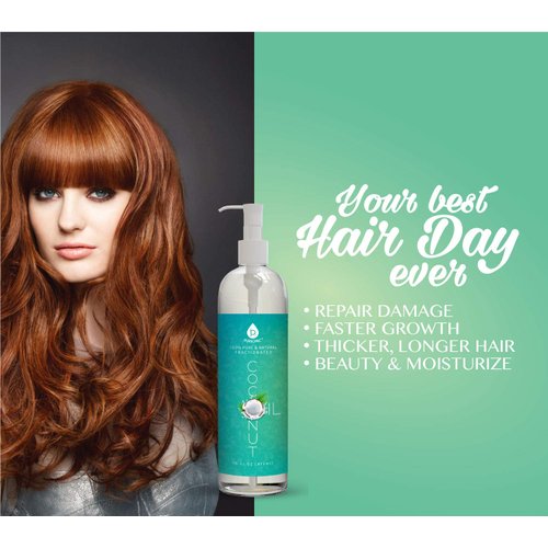 Pursonic 100% Pure Fractionated Coconut Oil, 8oz Oil for Massages, Therapeutic Recipes & Essential Oils (8)