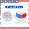 Yeweian Red White Blue Face Body Paint, Halloween SFX Cosplay Clown Makeup, American Flag 3 Colors Prides Face Painting Makeup for Patriotic Veterans Day Independence Day 4th of July,Joker Makeup,12g