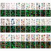 400pcs Luminous Tattoos For Kids,Mixed Styles Temporary Tattoo Stickers,Glow In The Dark Tattoos for Boys and Girls,Unicorn Mermaid Dinosaur Butterfly Fake Tattoos or more party makeup gifts 30 Sheets