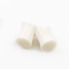 BodyJewelryOnline Unisex Organic Horn Ear Plugs, Tunnel Earrings, Piercing Stretchers, Hypoallergenic Supplies, 2G, White, Star Design