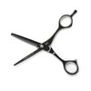 Very Sharp Kobaruto Black Cobalt 5.5" Hair Thinning Shears Scissors 30 Teeth 35% Cut Ratio