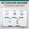 TRYMAG Magnets for Crafts, 5 Different Size, 100Pcs Strong Ceramic Magnets with Adhesive Backing for Crafts, Small Round Magnets Flat Ferrite Craft Circle Magnets for Refrigerator, Button, Hobbies