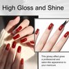 VENALISA 2Pcs 15ML No Wipe Gel Top coat and Base Coat Set - Long-Lasting High Gloss Shiny Tempered Top coat, Soak Off U V Lamp Clear Gel Nail Polish Kit