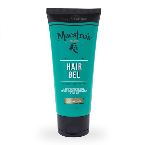 Maestro's Classic Hair Gel- Speakeasy blend, 3.4 Ounce