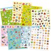 Animal Stickers for Kids Assortment Set 800 Count 16 Sheets 8 Themes Collection for Children Craft Party Favors