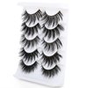 False Eyelashes Fluffy Wispy Big Eyelashes 3D Faux Mink Lashes Thick Volume Long Soft Dramatic Strip Eye Lashes 5 Pairs
