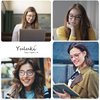 Yuluki 5 Pack Reading Glasses Blue Light Blocking for Women，Fashion Ladies Computer Readers with Spring Hings,Anti Glare/Eyestrain Eyeglasses 1.25
