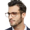 MARE AZZURO Reading Glasses Men 3.50 Stylish Readers 3.5 Strength Fashion Reader Glasses 350 for Male
