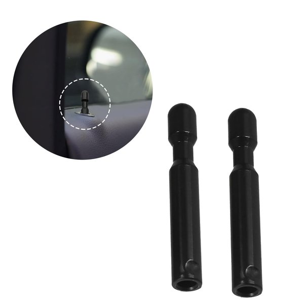 HXDZA Front Door 2pcs Interior Door Lock Knob Pull Pins，Door Lock Knobs FODZ-5421850-A Compatible with Ford Explorer F-150 Ford Raptor