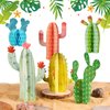 Easy Joy Cactus Centerpieces, Cactus Party Decorations Cactus Table Centerpieces Themed Deco for Baby Shower Birthday Table Summer Hawaii Party Supply
