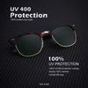 KALIYADI Unisex Polarized Retro Classic Trendy Stylish Sunglasses for Men Women Driving Sun glasses UV Blocking
