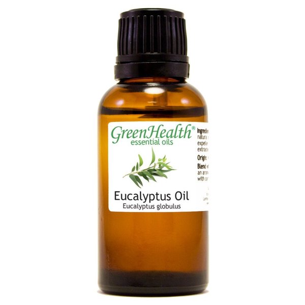 Eucalyptus Essential Oil - 100% Pure Therapeutic Grade Essential Oil - 1 fl oz (30 ml) - GreenHealth