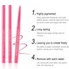 ONarisae eyeliner pencil retractable eyeliner creamy pigmented smudge proof eye liner pen shimmer Dark Green