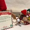 Miniature Snowman Hat Scarf, Christmas Knit Hat Scarf, Dollhouse Elf Santa Hat Scarf, for Snowman, Dollhouse, Fairy Garden, Elf Props, DIY Supplies (Green (4 Hats and 4 Scarfs))
