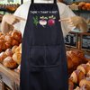 CENWA Funny Vegan Aprons Vegetarian Apron Vegan Food Thyme to Turnip the Beet Cooking Kitchen Apron with Pockets (TURNIP THE BEET)