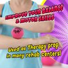 JA-RU Hi-Bounce Pinky Ball (6 Pack) Rubber-Handball Bouncy Balls for Kids and Adults. Small Pink Stress Bounce Ball. Indoor and Outdoor Sport Party Favors.Therapy. Plus 1 Small Ball. #976-6A