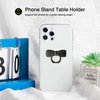 [2 Pack] Sparkling Bowtie Ultra-thin Cell Phone Ring Holder Stand,360 Degree Rotation and 180 Degree Adjustable Finger Ring Kickstand with Polished Metal Phone Grip (Black)