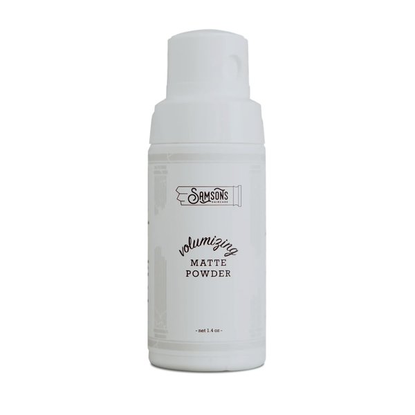 SAMSON'S HAIRCARE Volumizing Matte Powder, Natural Texture Enchancer and Oil Control, Easy to use, Water Soluble, Safe Ingredients, Convenient, 1.4 oz.