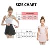 Stelle Girls Ballet Dance Chiffon Wrap Skirt (7-9 Years, Pink (Pull On))