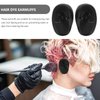 SOLUSTRE 6Pcs Professional Ear Protectors Plastic Hair Dye Earmuffs Waterproof Ear Covers for Hair Dyeing Washing Hairdressing, Black& Pink& Yellow