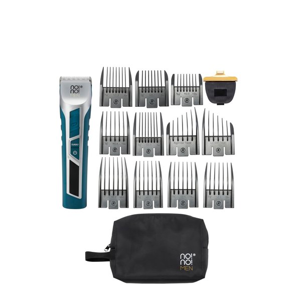 no!no! Men's Elite Barber Face, Beard and Hair Trimmer, Hair Clippers, Electric Shaver & Nose Ear Trimmer – Rechargeable