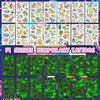 EMOME 140+ Styles Luminous Kids Tattoos, Temporary Tattoo Stickers Waterproof for Boys and Girls, Children Glow Party Favors Supplies Games (Dinosaur)