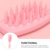 FOMIYES Hair Scalp Massager Shampoo Brush Scalp Exfoliator Dandruff Brush Massage Combs Detangling Hair Hair Scalp Massager with Handle