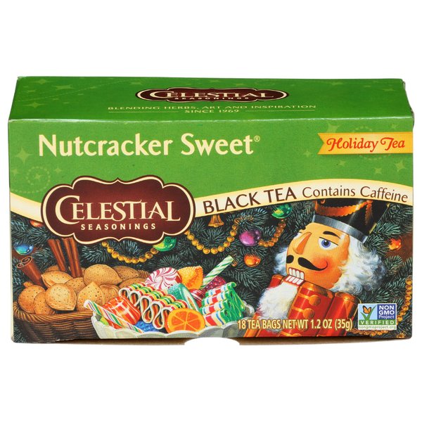 Celestial Seasonings Black Tea, Nutcracker Sweet, 18 Count