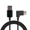 Xiwai 200cm Right Angled USB 3.1 Type C USB-C to USB 2.0 Cable 90 Degree Connector for Tablet & Mobile Phone