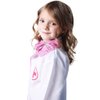 StoryBook Wishes Kids Doctor Coat & Face Mask for Kids Doctor Costume | Doctor Dress Up for Kids | Pink and White - Size 4-6