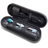 Mijibisu Toothbrush Travel Case Compatible with Philips Sonicare DailyClean 1100, ProtectiveClean 4100/5100/6100/6500, Sonicare ExpertClean 7500 and More.(CASE ONLY).Black