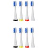 Pursonic 8 Pack Replacement Brush Heads for S750 (White)