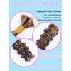 Highlight Human Braiding Hair for Boho Braids 2 Bundles 20 Inch 100g P430 Deep Water Wave Bulk Human Hair for Braiding Wet and Wavy Curly Bundles No Weft Micro Braiding Hair Human Hair Extensions