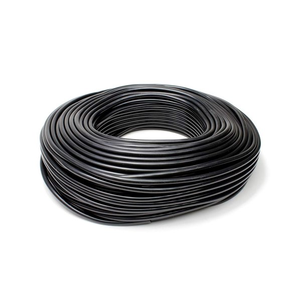 HPS HTSVH35-BLKx10 Black 10' Length High Temperature Silicone Vacuum Tubing Hose (60 psi Maxium Pressure, 3.5mm ID)