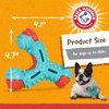 Arm & Hammer for Pets Nubbies Wishbone Dog Dental Toy| Best Dog Chew Toy for Moderate Chewers | Dog Dental Toy Helps Reduce Plaque & Tartar | Chicken Flavor Baking Soda (Pack of 1)